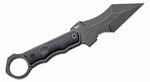 CIVIVI C20037B-1 Orthrus taktikai harci kés/karambit 9,6 cm, fekete Stonewash, fekete, G10, hüvely