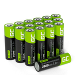 GR10 Green Cell 4x AA HR6 2600mAh Battery
