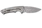 We Knife WE22044-DS1 Nexusia vreckový nôž 8,8 cm, damašek, titán, limitovaná edícia