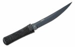 CRKT CR-2907K HISSATSU™ BLACK taktický nôž 18 cm, celočierna, GFN, guma, puzdro