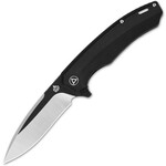 QS116-D II QSP Knife Woodpecker M390, Titanium black