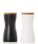 AdHoc MP127 Súprava mlynčekov na korenie a soľ TWIN - čierna a biela
