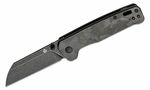 QSP Knife QS130-U Penguin CF BLACK kapesní nůž 7,8 cm, celočerný, uhlíkové vlákno, G10
