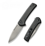 CIVIVI C21006-1 Conspirator zsebkés 8,8 cm, Stonewash, fekete, Micarta