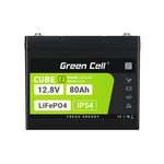 LFPGC12V80AH Green Cell batéria CUBE LiFePO4 80Ah 12.8V 1024 Wh