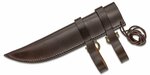 Cold Steel 88HUK Chieftan's Sax meč/nůž 34 cm, dřevo, mosaz, kožené pouzdro