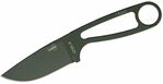 ESEE IZULA-OD malý nůž na přežití 7,3 cm, zelená, uhlíková ocel, pouzdro