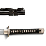 Cold Steel SW-FLWRKTNA VIRÁG KATANA virágmintával, 75,5 cm, lakkozott fa hüvely