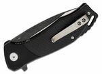 QSP Knife QS122-C Raven Black vreckový nôž 8,6 cm, satin/čierna, čierna, G10