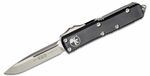 Microtech 231-4 UTX-85 Satin Standard automata kés 7,6 cm, fekete, alumínium