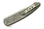 WE20043-5 We Knife Smooth Sentinel Šedá Titanium Handle With Aluminum Foil Carbon Fiber Inlay