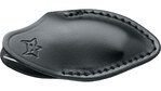 FOX Knives FX-519 Drago Piemontes zsebkés 4,5 cm, fekete, G10, biztosító nélkül, bőrtokkal