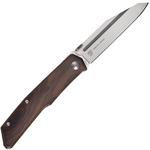 FX-515 W FOX knives FOX TERZUOLA DESIGN FOLDING KNIFE SATIN BLADE FINISCHED HANDLE ZIRICOTE WOOD