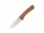 QSP Knife QS139-A Osprey Brown vreckový nôž 8,2 cm, hnedá, Micarta