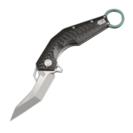 1811G-GNM Artisan Cobra Green M390 Carbon Fiber