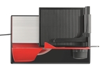 GRAEF S11003EU Elektrický kráječ SKS 110 červená barva
