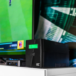 UPS05EU Green Cell UPS 2000VA 1200W Power Proof s LCD displejem 6× IEC