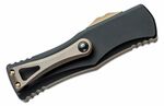 Microtech 702-15 HERA Bronzed Serrated automatický nůž 7,9 cm, bronzová, černá, hliník