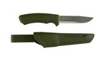 Morakniv 12493 Bushcraft Forest vnější nůž 10,9 cm, zelená, plast, guma, plastové pouzdro