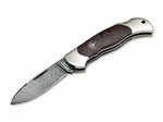 Böker 111920DAM Junior Scout Spearpoint Curly Birch kapesní nůž 7 cm, damašek, kudrnatá bříza