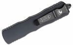 Microtech 225-3T Dirac Black Tactical fogazott Standard automata kés 7,4 cm, teljesen fekete, alumín