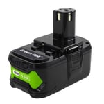 PTRY18V5 Green Cell batéria pre Ryobi ONE+ RB18L50 18V 5Ah 