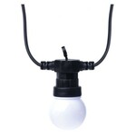 DCPW01 Emos Lighting LED svetelná reťaz – 10x párty žiarovky mliečne, 5 m, vonkajšia aj vnútorná, te