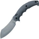FX-505 GR FOX knives  KNIVES ANUNNAKI FOLDING KNIFE, N690 STONE WASHED BLD,G10 GRAY HDL