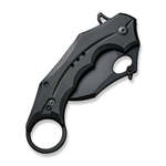 CIVIVI C16016B-1 Incisor II vreckový nôž - karambit 6,6 cm, celočierna, hliník