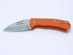 BF-714 OR FOX knives BLACK SLIPJOINT NIDHUG KNIFE ORANGE G10 HANDLE