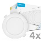 Modee LED Kerek LED Panel - Süllyesztett 6W 660lm Hideg Fehér P4 (ML-LPRB6000K6WPN)