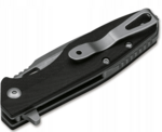 Böker Plus 01BO756 Caracal Folder Mini vreckový nôž 8cm, čierna, G10, rozbíjač skla