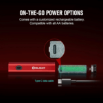 Diffuse (Red) OLIGHT 3.6V 920mAh 14500
Rechargeable