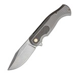 FX-524 TICF FOX knives  EAST WOOD TIGER FOLD. KNIFE ,CPM-S90VN BLADE ACID,CARBON FIBER HDL