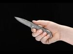 Böker Plus 01BO511DAM Damascus Dominator kapesní nůž 8,4 cm, damašek