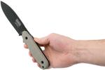 ESEE-LS-PE Laser Strike univerzális kés 12,7 cm, fekete, natúr Micarta, Kydex tok