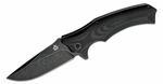 QSP Knife QS101-A Sthenia Black vreckový nôž 8,9 cm, Black Stonewash, čierna, G10