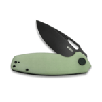 Kubey KU322E Tityus Tan zsebkés 8,6 cm, Sötét Stonewash, Green Jade, G10, Csat