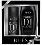 BI-ES PORTO DI CAPRI ajándékszett férfiaknak - dezodor 150 ml + tusfürdő 250 ml