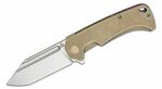 QSP Knife QS143-D Rhino Titanium Bronze Stonewash E vreckový nôž 8,3 cm, bronz, titán