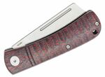 QSP Knife QS142-D Hedgehog Red CF kapesní nůž 7,3 cm, červená, uhlíkové vlákno