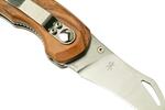 FX-409 OL FOX knives  SPORA MUSHROOM FOLDING KNIFE STAINLESS STEEL SANDVIK 12C27 SATIN BLADE,OLIVE W