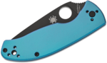 C122TIBLBKP Spyderco TENACIOUS BLUE TI BLACK PLAINEDGE