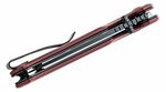 CIVIVI C20076-2 Altus vreckový nôž 7,6 cm, Black Stonewash, burgundy červená, G10