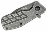 CRKT CR-4021 RAZELCLIFFE™ COMPACT BLACKOUT vreckový nôž 5,3 cm, Black Stonewash, celooceľový