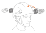 Petzl E004BA00 XENA čelovka 1400 lm, nabíjecí, černo-žlutá