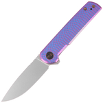 We Knife WE20056-2 Charith Purple sběratelský nůž 7,6 cm, fialová, titan, limitovaná edice