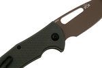 MKM MK LV-PGR LOV Green kapesní nůž 7,6 cm, Tan Top Shield, zelená, FRN