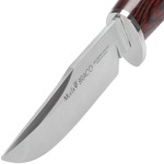 BRACO-11R Muela 110mm blade, coral pakkawood and stainless steel guard