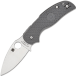 Spyderco C123PGY Sage 5 Lightweight kapesní nůž 7,6 cm, Satin, šedá, FRN